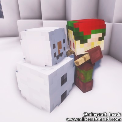 137-elf-building-snowman