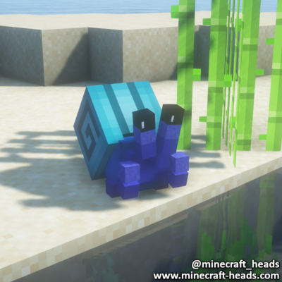 Blue Crab (Cyan Shell) - Minecraft-Heads.com