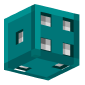 3D Render Back