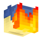 3D Render Back