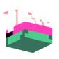 3D Render Back