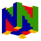 3D Render Back