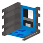 3D Render Back