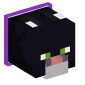 39084-collared-tuxedo-cat-purple